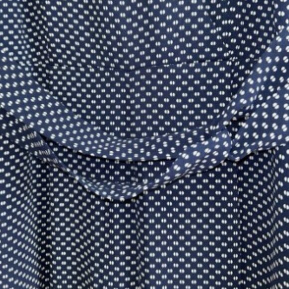 Long Tall Sally Sleeveless Jumpsuit Women's Size Tall 6 (US) Navy & White Dots - Picture 7 of 11